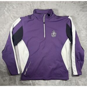 Galvin Green Pullover Mens XL Purple Insula Technology Quarter Zip Golf Top